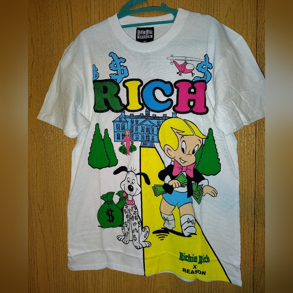 NWT Men's Richie Rich T-shirt size Medium - Picture 2 of 6